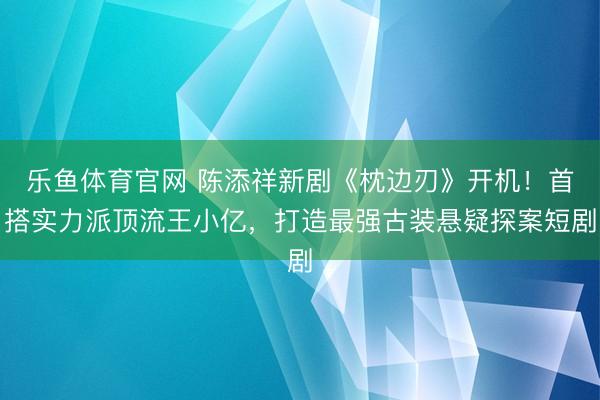 乐鱼体育官网 陈添祥新剧《枕边刃》开机！首搭实力派顶流王小亿，打造最强古装悬疑探案短剧